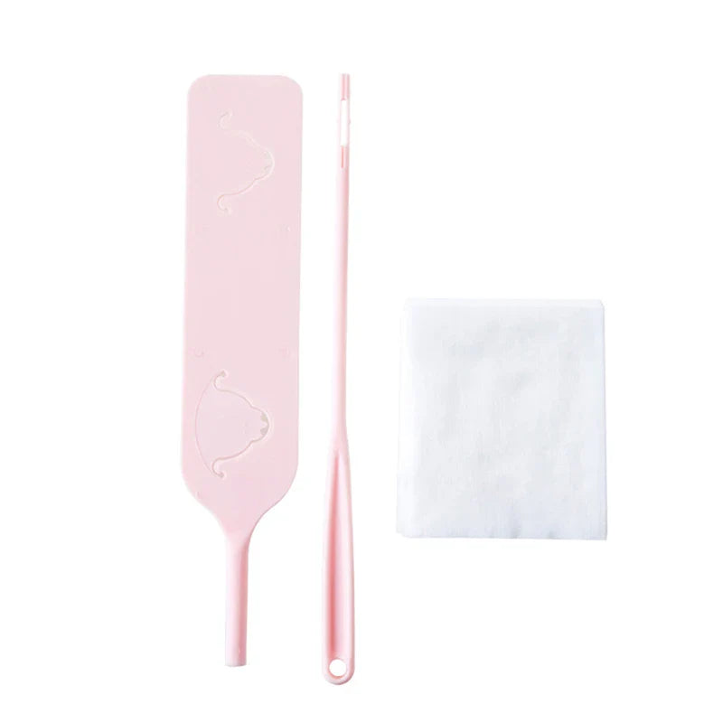 Practical Household Dust Cleaning Brush with 10 Pcs Non-woven Cleaning Cloth Long Handle Dust Gap Brush for Home Cleaning Tool
