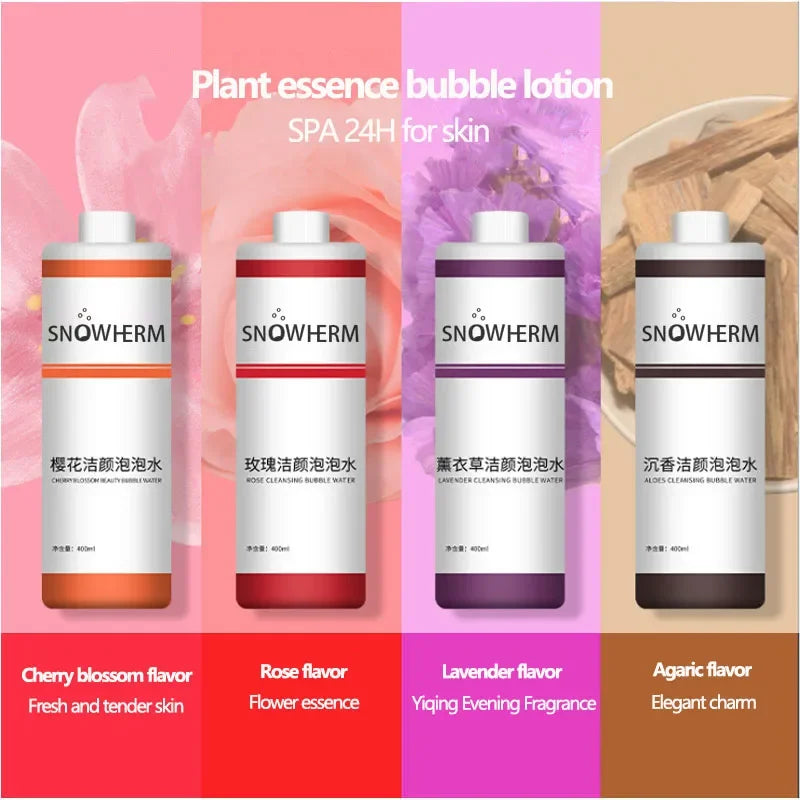 Active Oxygen Bubble Water Rose Face SPA Cleansing Magic Solution For Automatic Machine Beauty Instrument Tools Skincare Clean $27.28