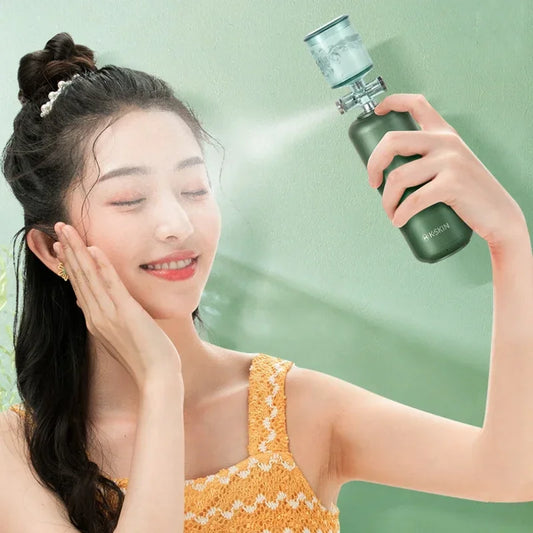 Handheld Nano Hyperbaric Oxygen Injector: Facial Spray Moisturizing Beauty Device, Water Introducing Instrument, Skin Hydration