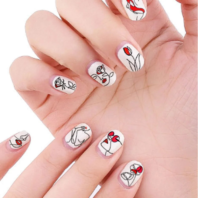 Fashion New Nail Art Graffiti Pen Waterproof DIY Painting Drawing Thin Liner Flower Abstract Dot Detailing Brush Beauty Tools