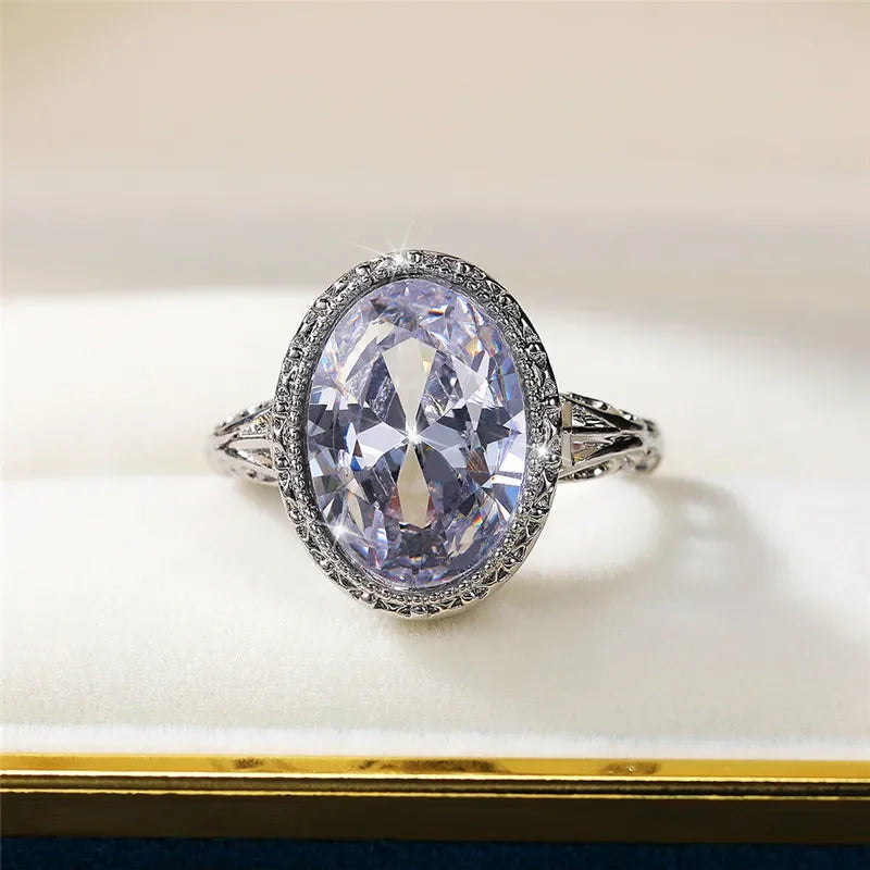 Elegant Women’s Vintage Finger Rings with Beauty Hollow Out Pattern for Retro Party Noble Lady’s Accessories Jewelry New
